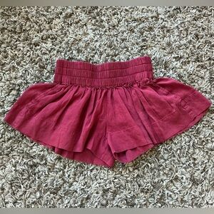 Isabel Marant Elastic Waist Pink Shorts 42